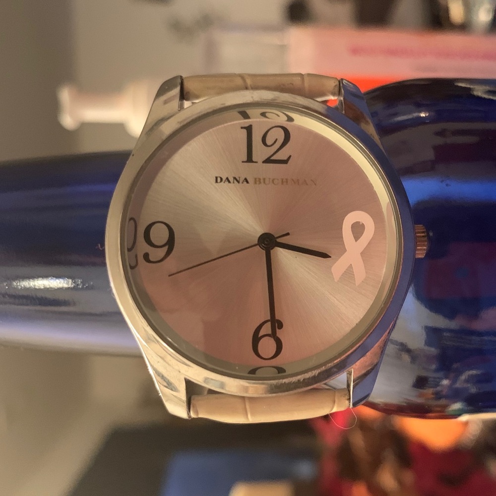 Breast Cancer Awareness White watch